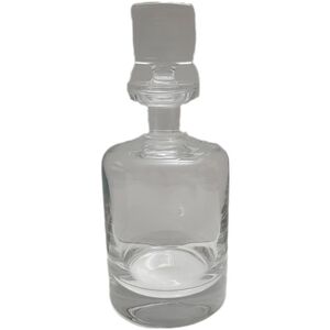 🍒 Liquor Decanter Thick Glass Barware Clear Simple Minimalist w/ Stopper